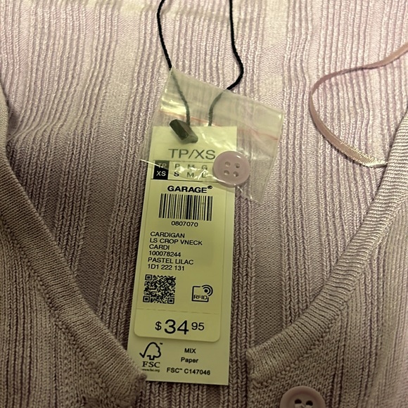 Purple cardigan - Picture 2 of 2